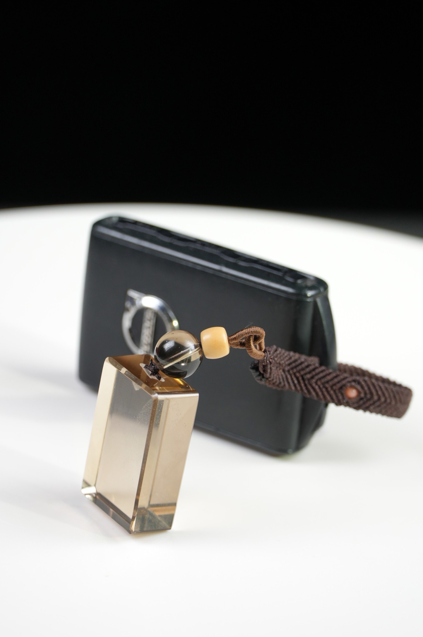 Natural Crystal Keychain