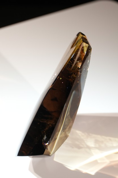 Smoky Quartz Inlaid Rock