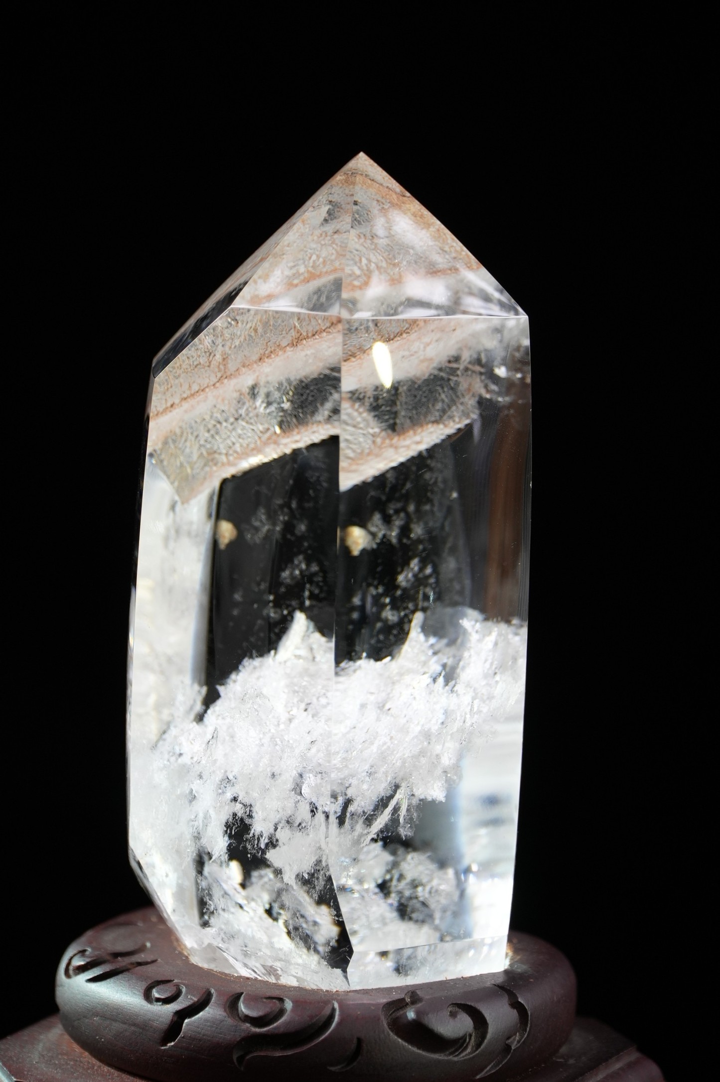 Half wall white crystal