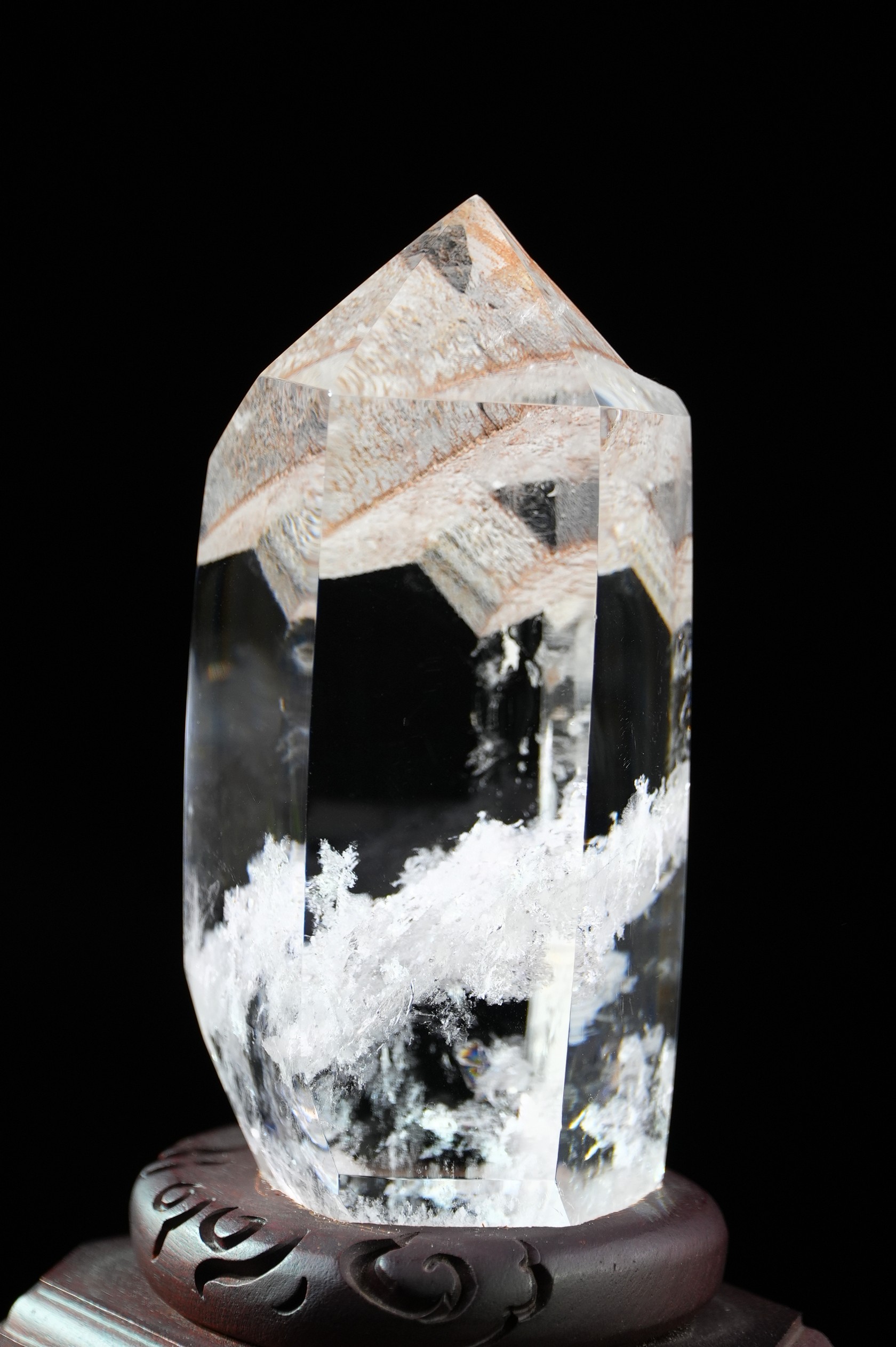 Half wall white crystal