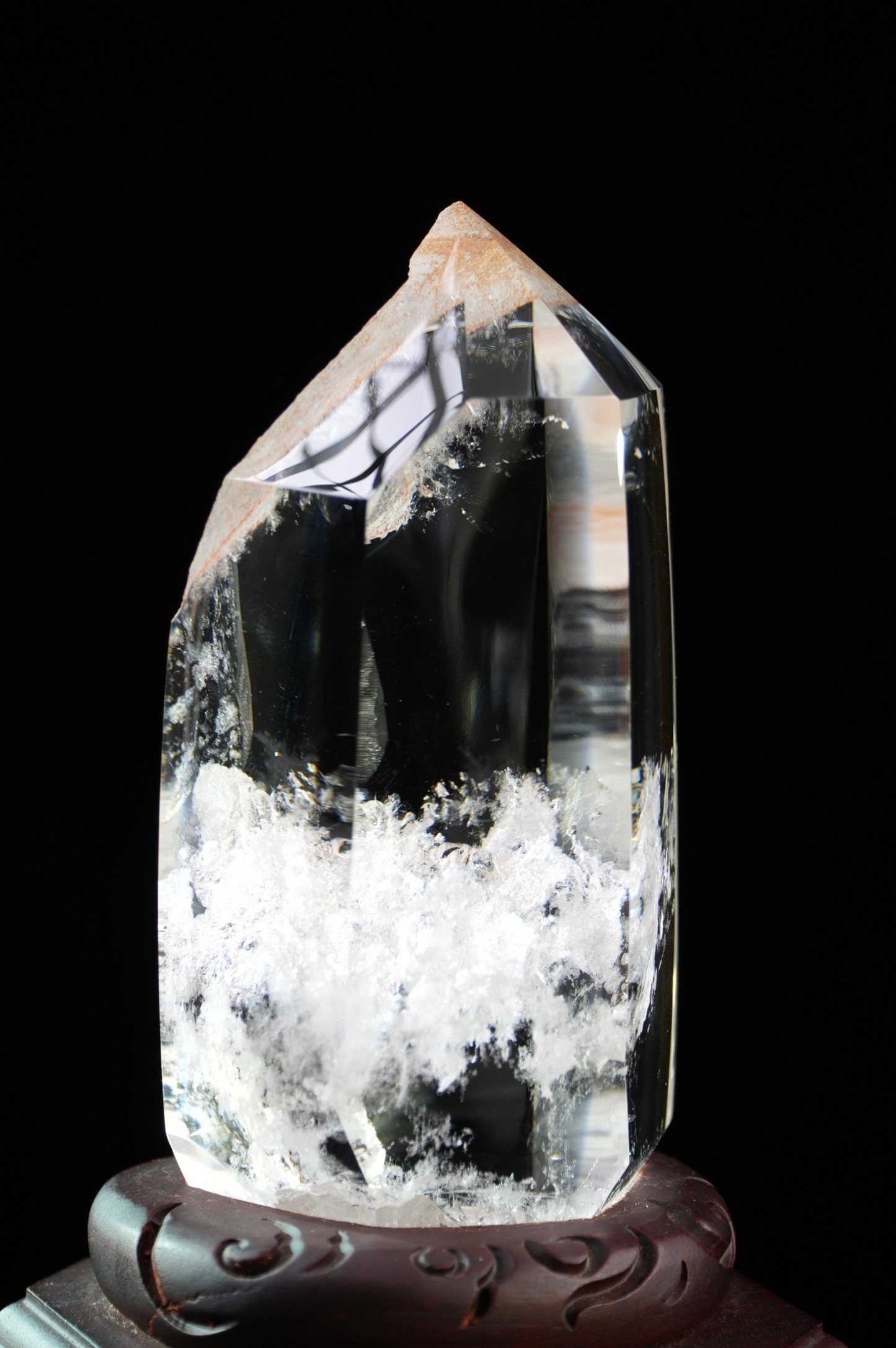 Half wall white crystal