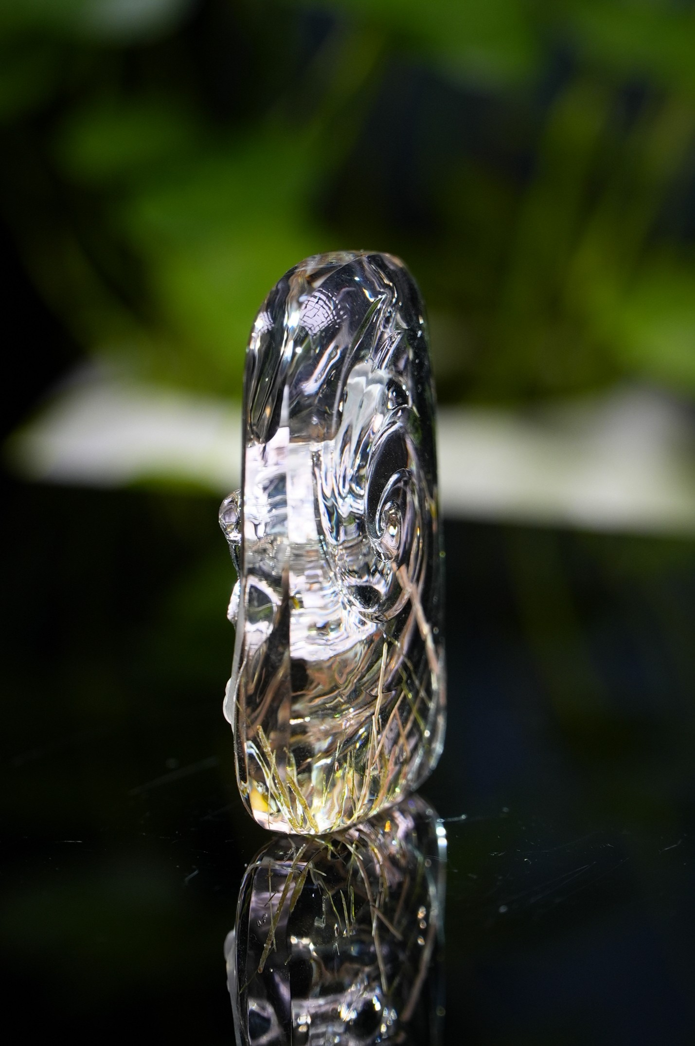 Crystal Douyun Wukong. Natural Crystal Carving