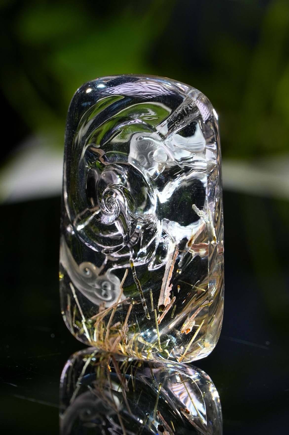 Crystal Douyun Wukong. Natural Crystal Carving