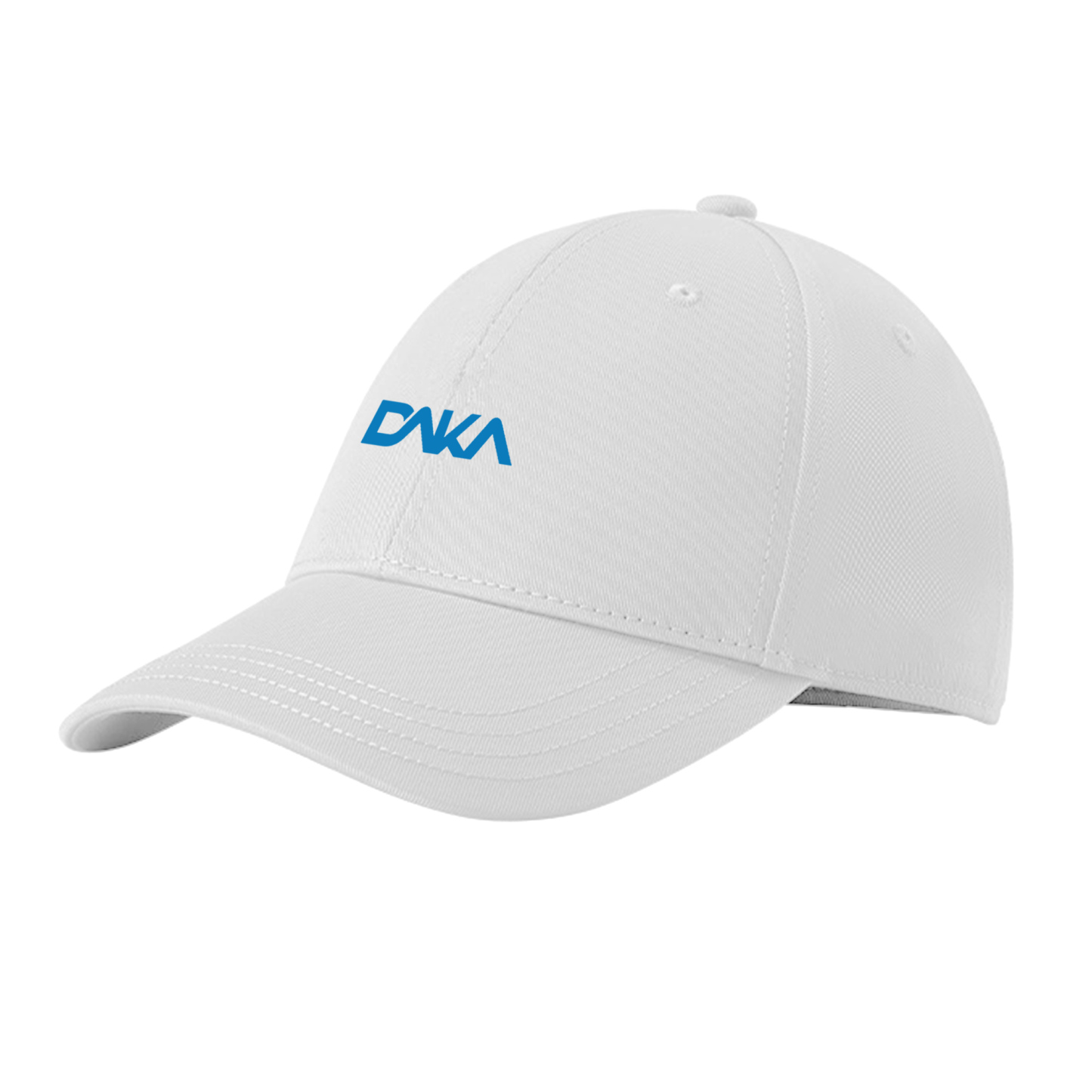 DAKA Classic Cap – Minimalist Adjustable Baseball Hat-White