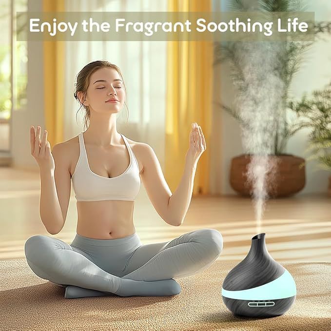 DAKA 500ml Essential Oil Diffuser – Cool Mist with Remote & LED Light