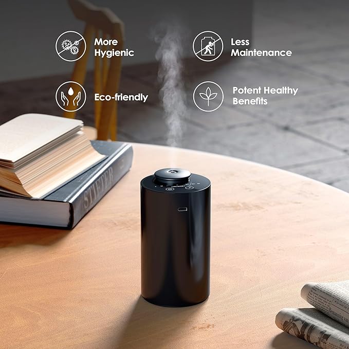 DAKA Essential Oil Diffuser – Ultrasonic Cool Mist with Ambient Light