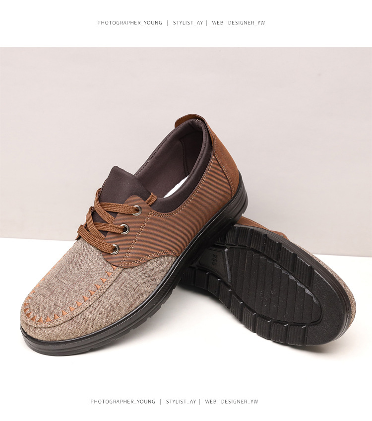 Men's Breathable Lightweight Lace Up Loafers Walking Shoes (Limited 50%off)