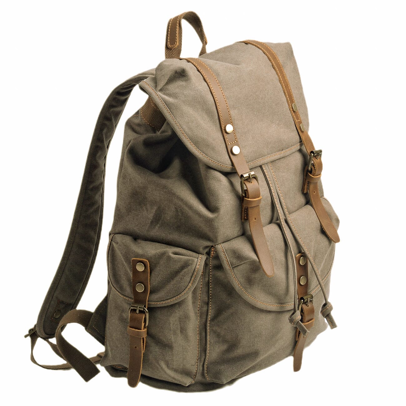 Military Canvas Backpack | FLORENZ