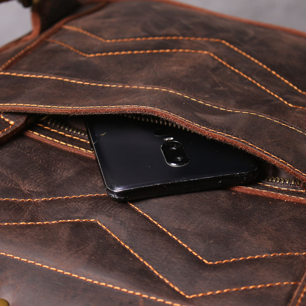 genuine leather lap top bag