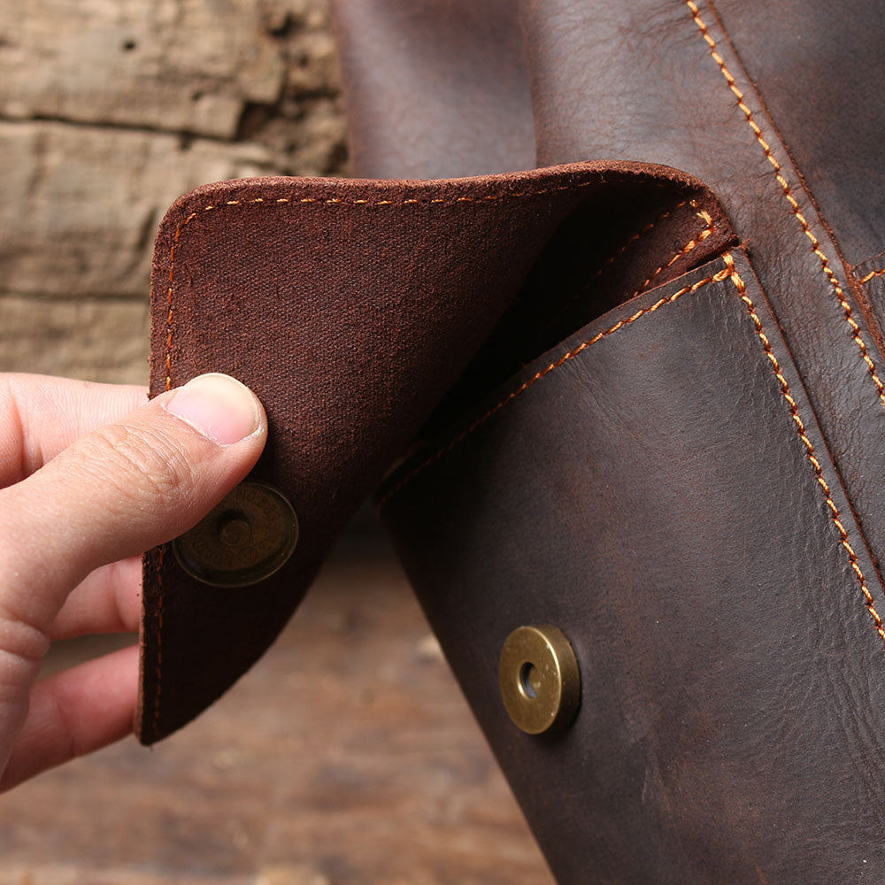 large leather laptop bag