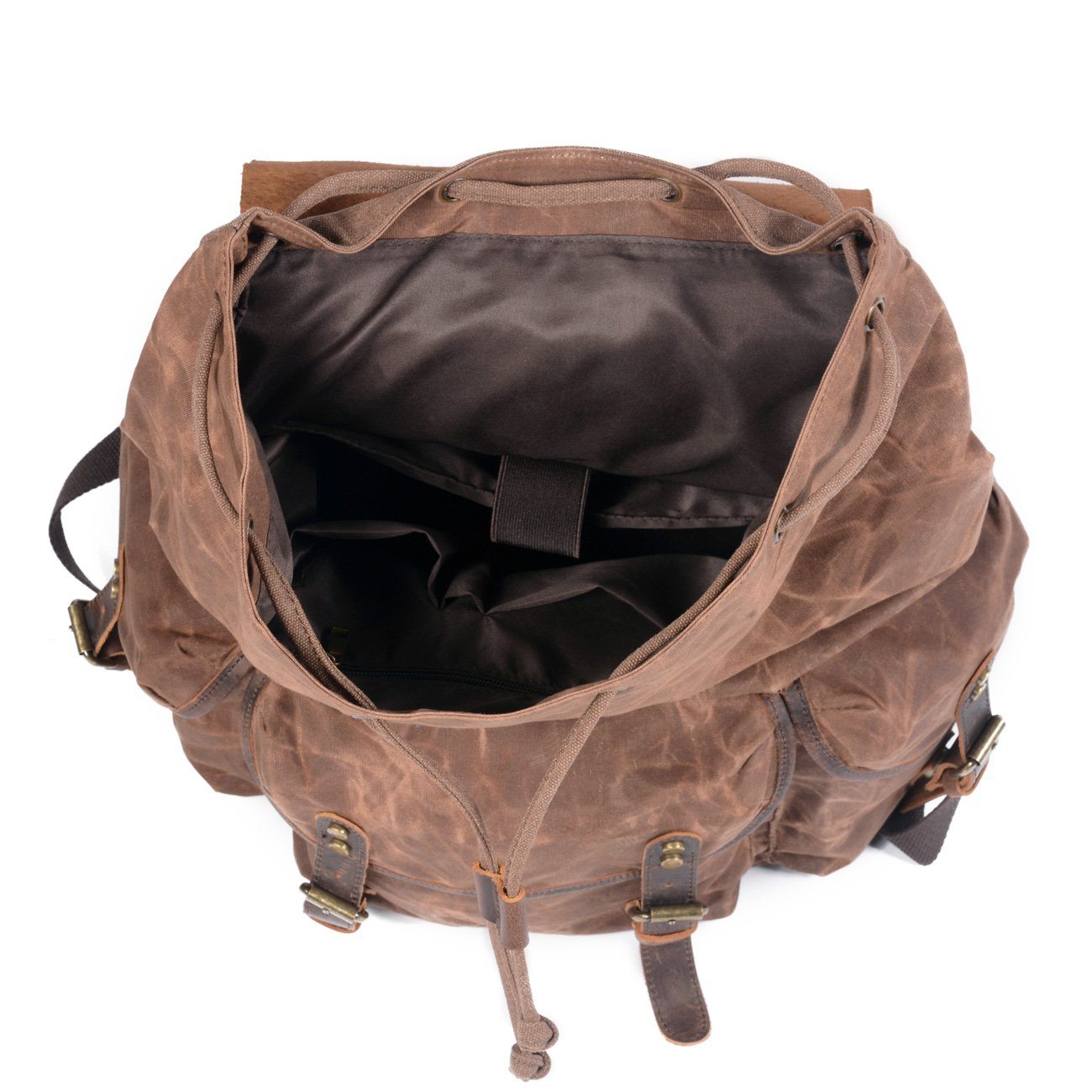 Canvas Leather Backpack | ROME