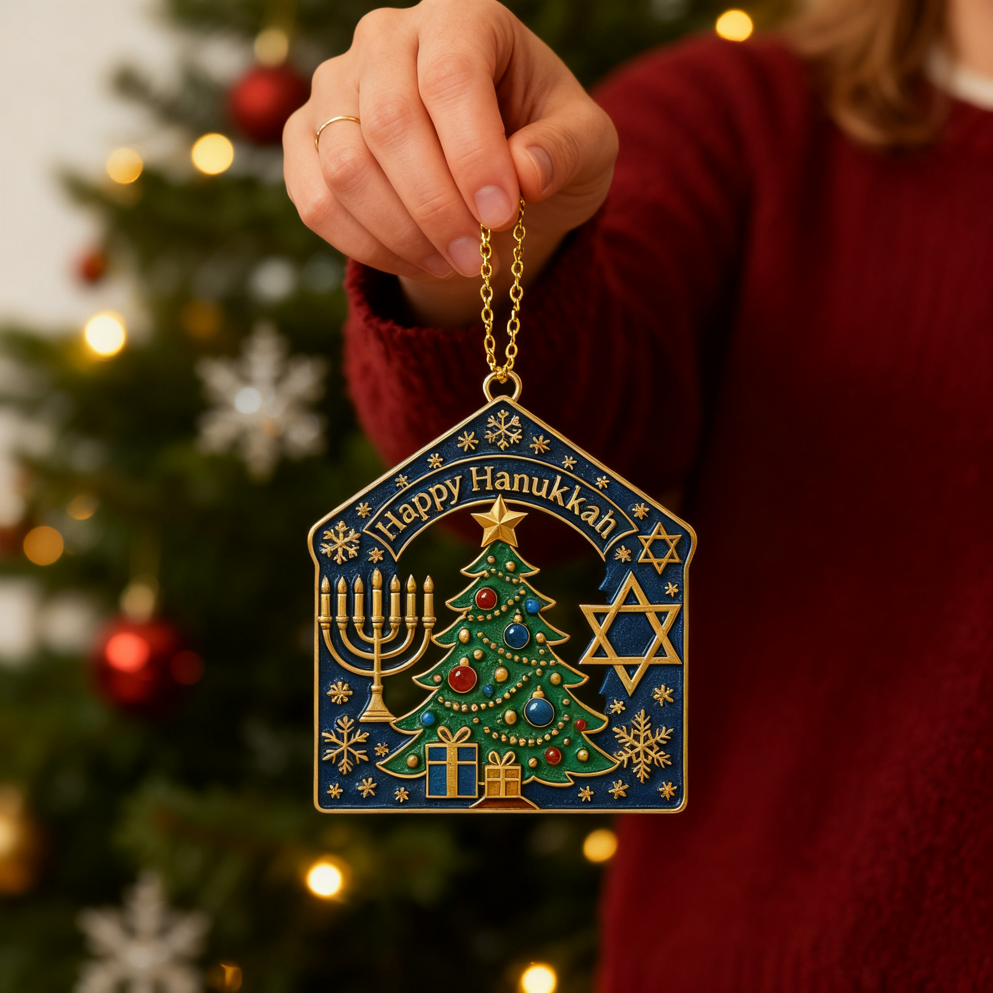 Hanukkah Christmas Ornament: A Celebration of Light and Joy