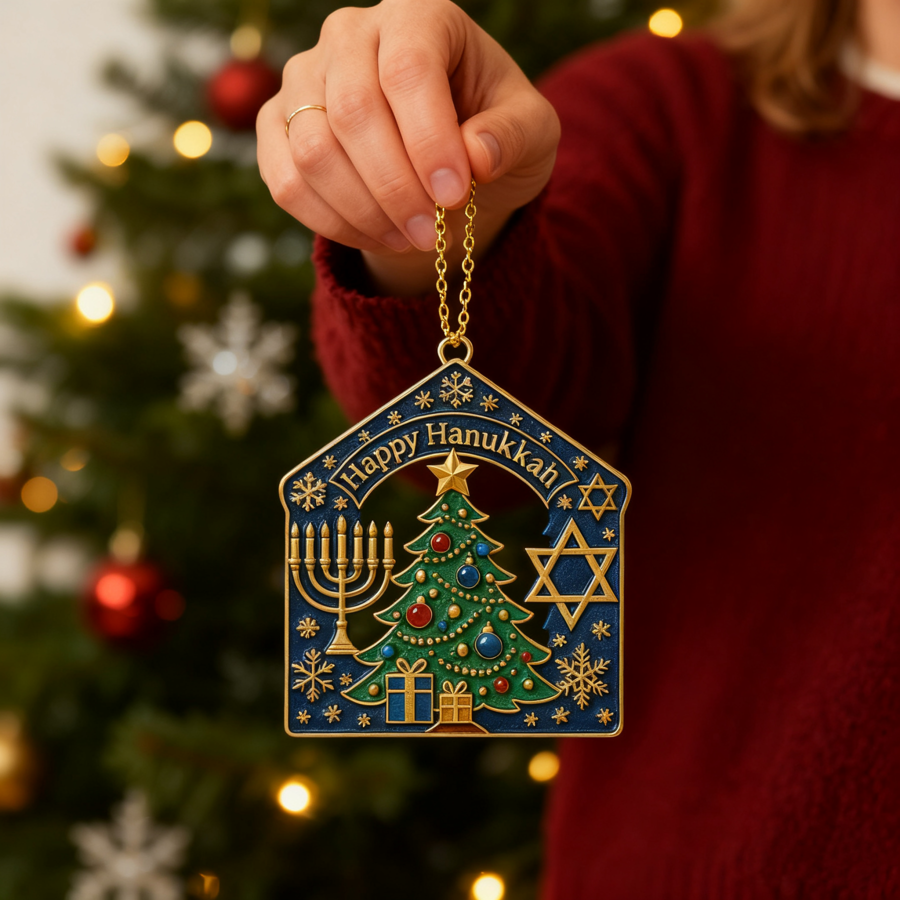Hanukkah Christmas Ornament: A Celebration of Light and Joy
