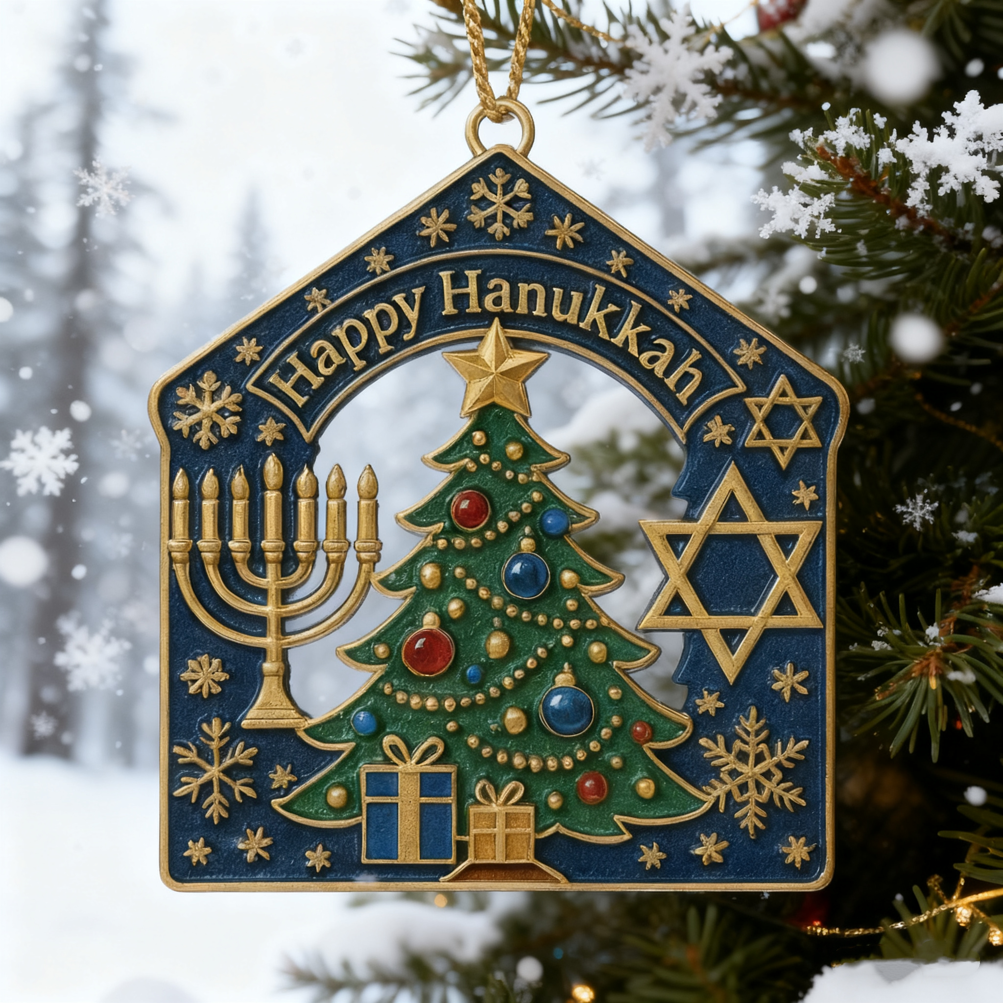 Hanukkah Christmas Ornament: A Celebration of Light and Joy