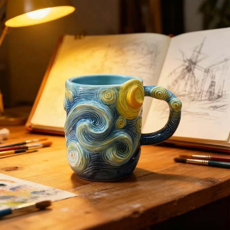 ✨ Van Gogh “Starry Night” Art Mug