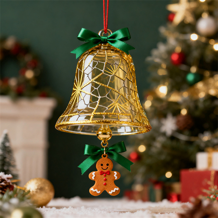 Golden Bell Christmas Ornament Collection 🎄🔔
