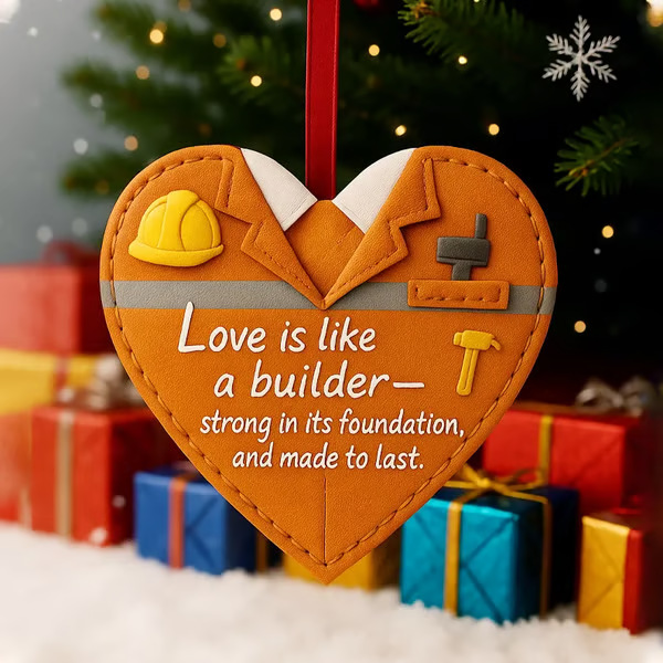 Heart-Shaped Occupation Tribute Ornaments – Honor the Heroes in Uniform ❤️🎄