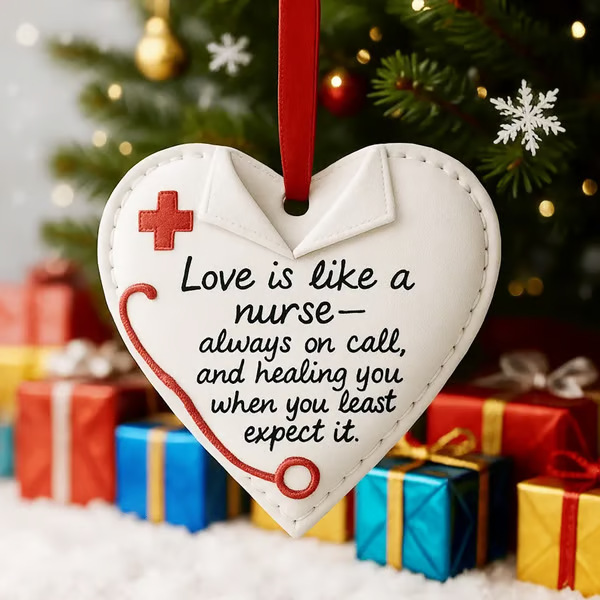 Heart-Shaped Occupation Tribute Ornaments – Honor the Heroes in Uniform ❤️🎄