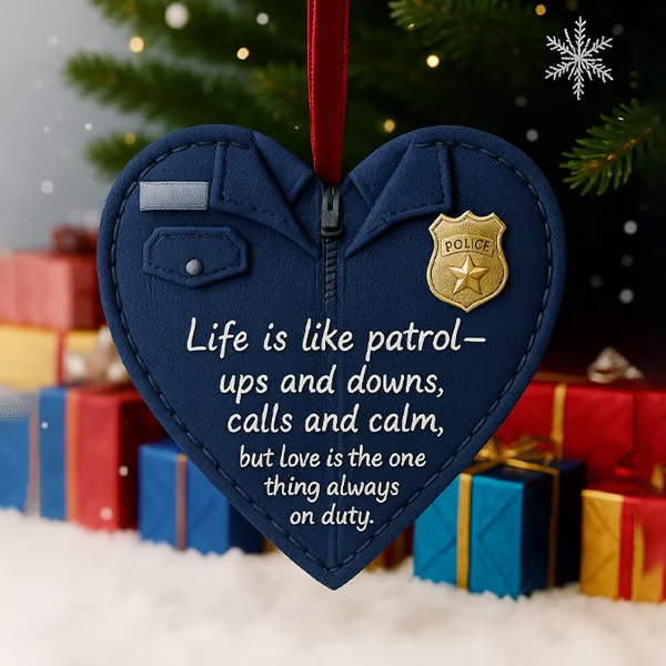 Heart-Shaped Occupation Tribute Ornaments – Honor the Heroes in Uniform ❤️🎄