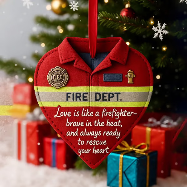 Heart-Shaped Occupation Tribute Ornaments – Honor the Heroes in Uniform ❤️🎄