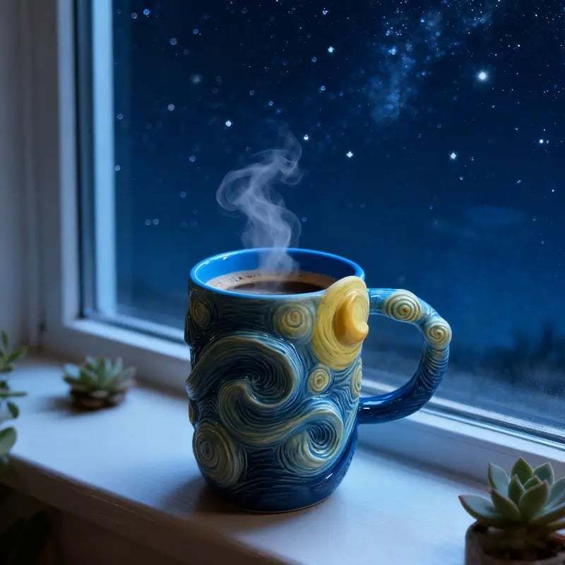 ✨ Van Gogh “Starry Night” Art Mug
