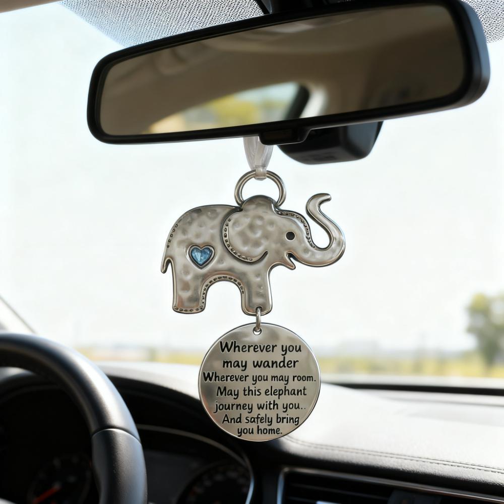 🐘🐘🐘👨‍👨‍👦‍👦Elephant Friendship Christmas Ornament