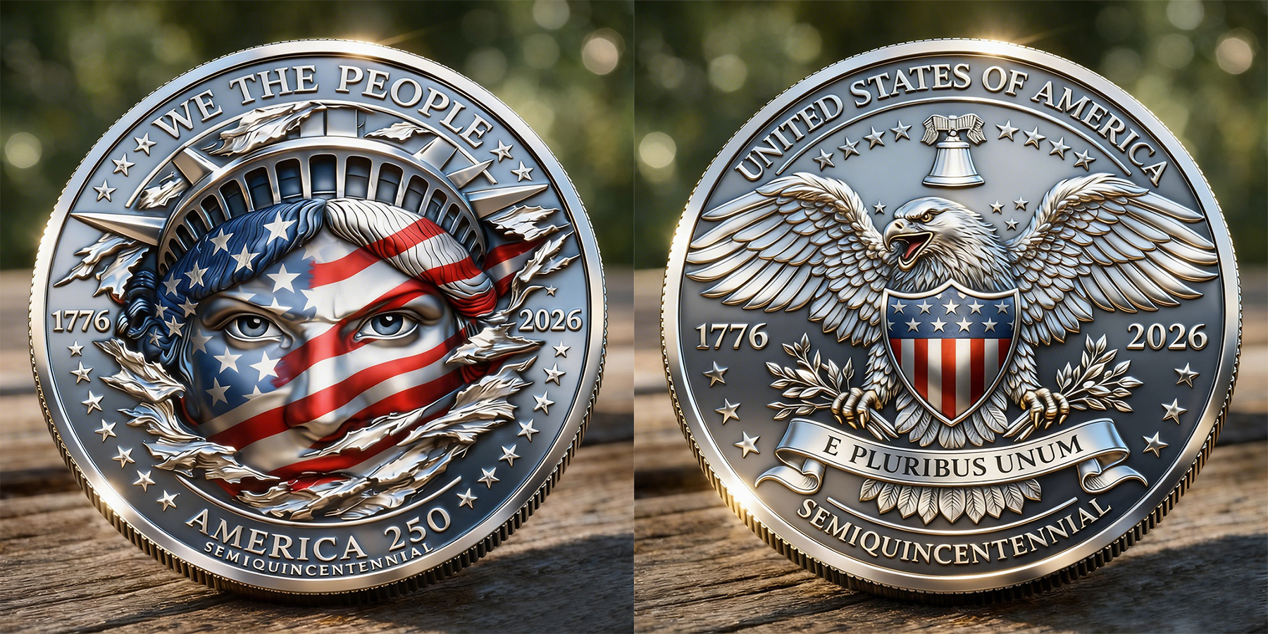 America 250th Anniversary Commemorative Coin