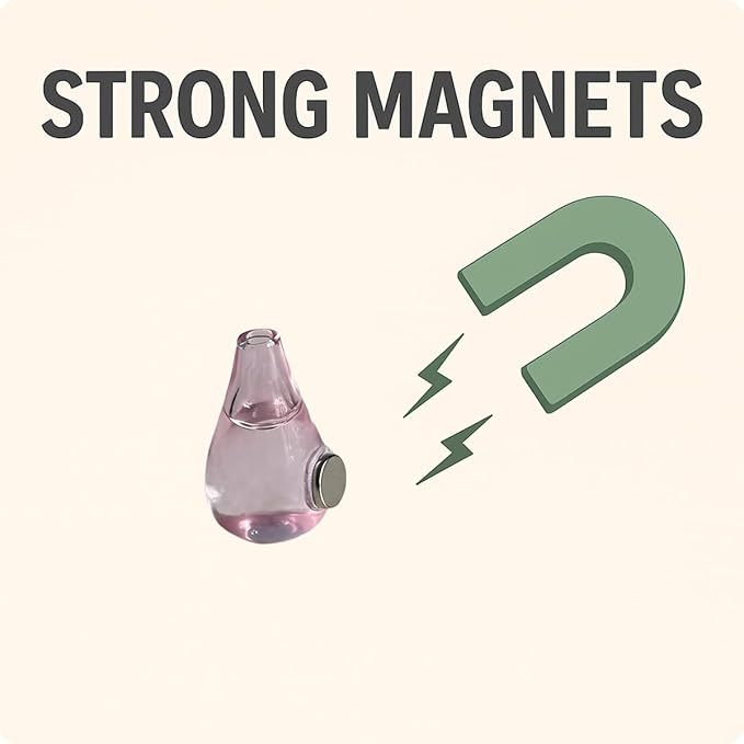 Cute Mini Vase Magnets for Fridge