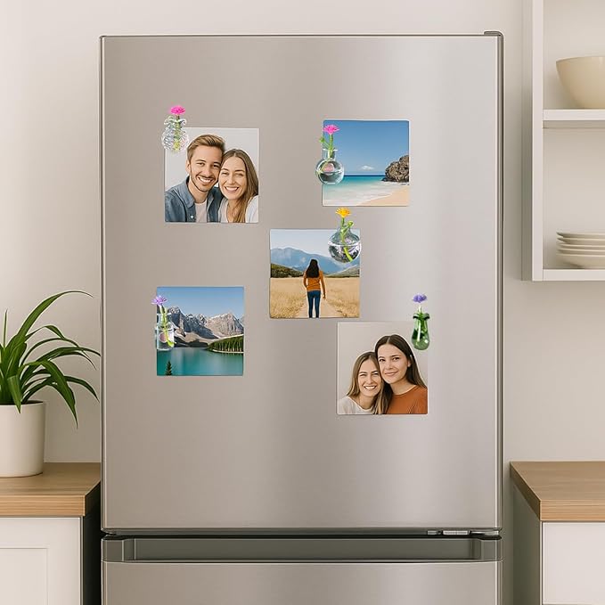 Cute Mini Vase Magnets for Fridge