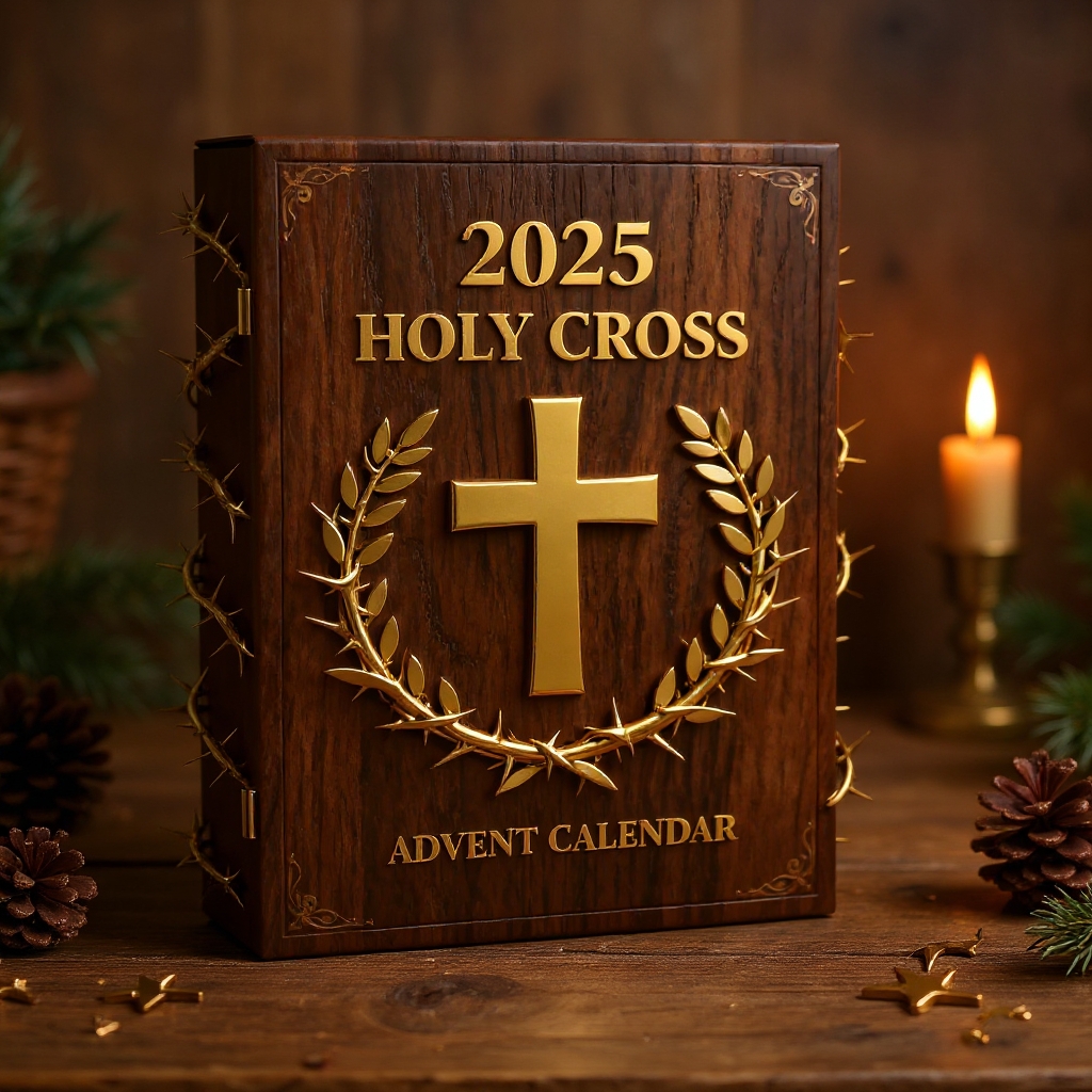 🎁LAST DAY 50% OFF-✝️ 2025 Holy Cross Advent Calendar – 24 Days of Faith & Blessings