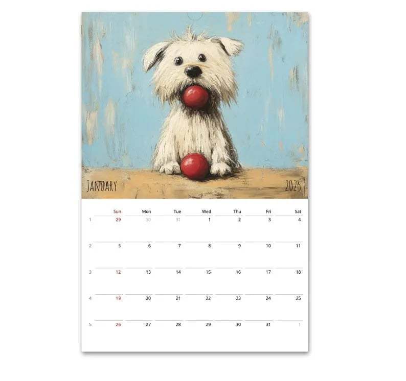 🔥LAST DAY 50% OFF - 🐕📅Cute Dog Calendar