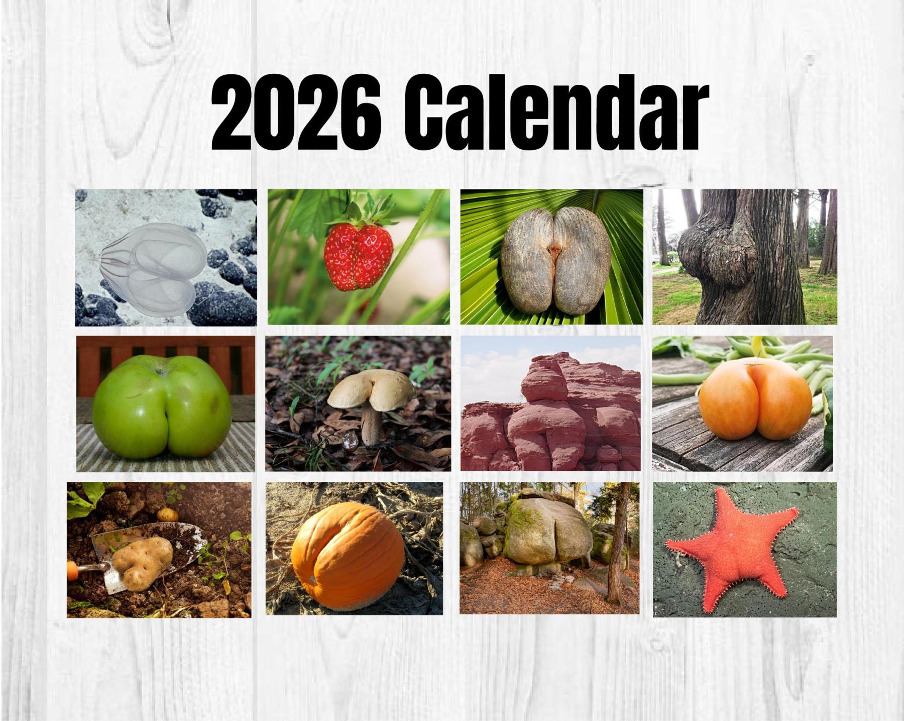 Natures Butt 2026 Calendar