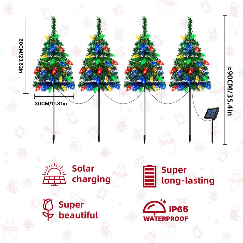 ✨4-in-1 Aurora Haven Outdoor LED Light (with 80 strawberry decorations)