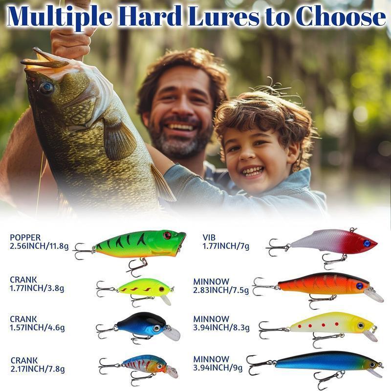 Advent Calendar 2025 Fishing Lure - 24 Days Christmas Countdown Fish Tackle Set for Adult Man Teen Boys(buy 2 free shipping)