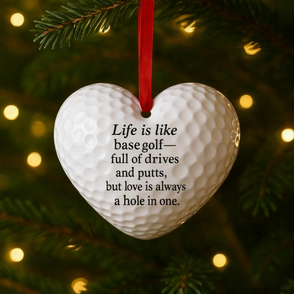 🎁Heart-shaped Baseball Ornaments