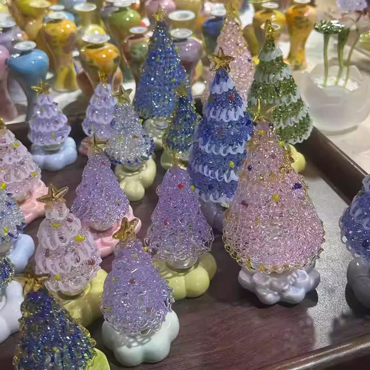 ✨HOT SALE 50% OFF✨🎄Rotatable handmade ceramic Christmas tree decoration