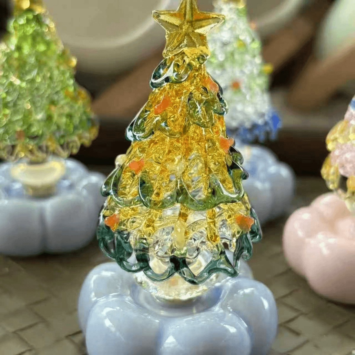 ✨HOT SALE 50% OFF✨🎄Rotatable handmade ceramic Christmas tree decoration
