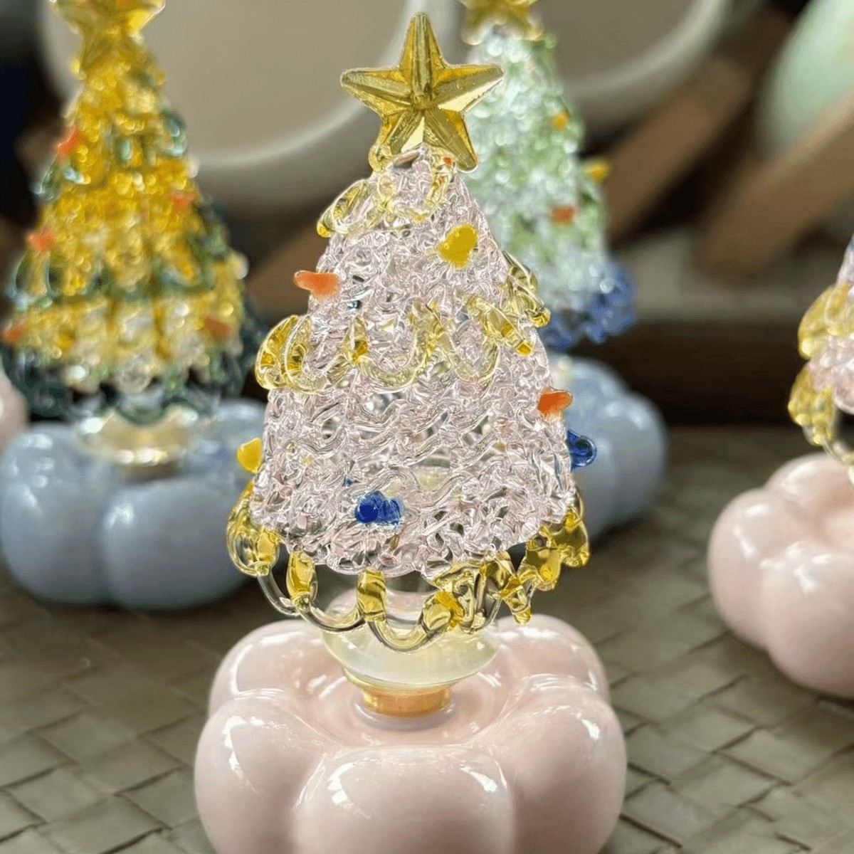 ✨HOT SALE 50% OFF✨🎄Rotatable handmade ceramic Christmas tree decoration