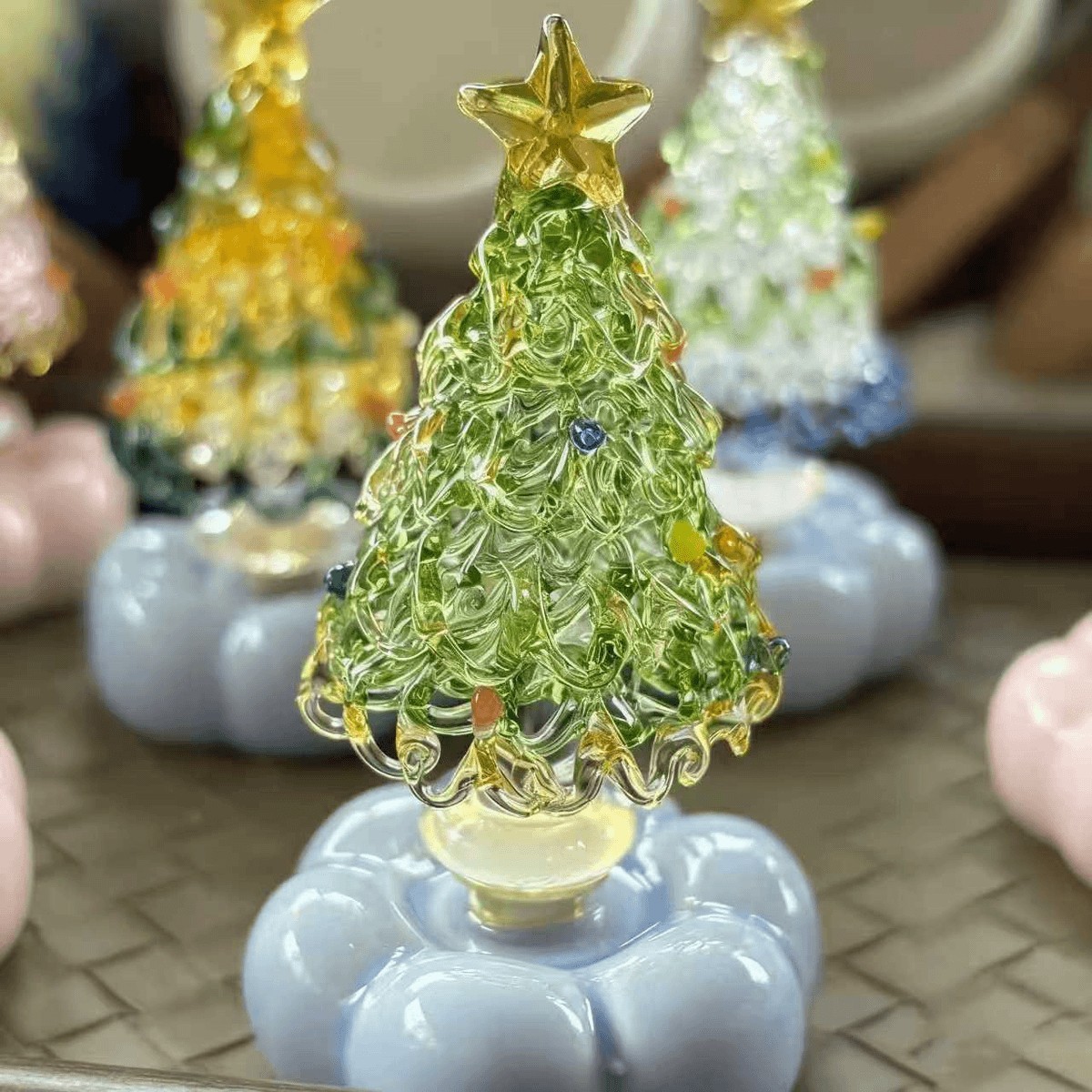 ✨HOT SALE 50% OFF✨🎄Rotatable handmade ceramic Christmas tree decoration