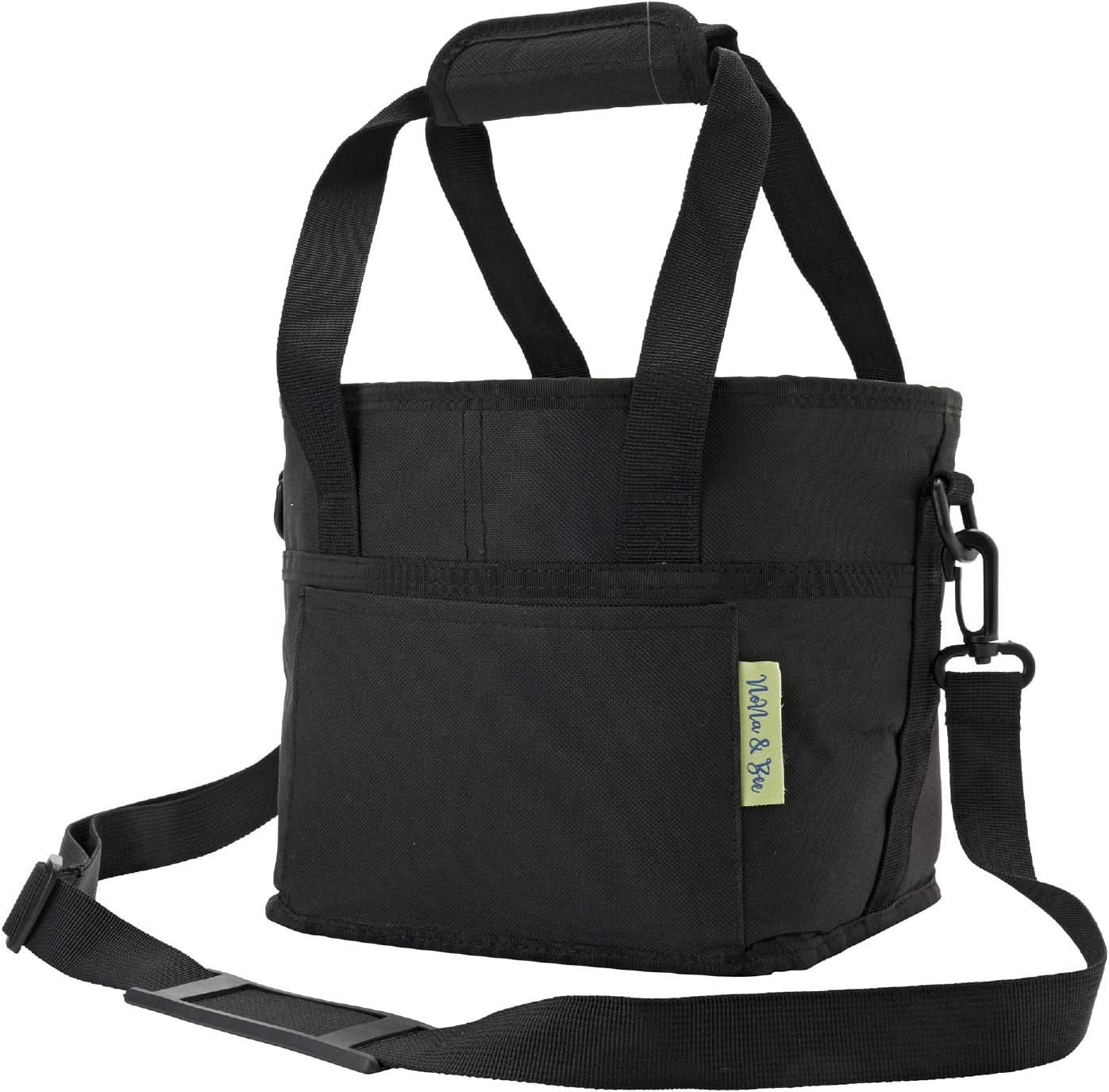 Family Size 4 Compartment Drink Bag Adjustable Fits Large & Small Drinks Hands Free, Won't Tip Over in Car