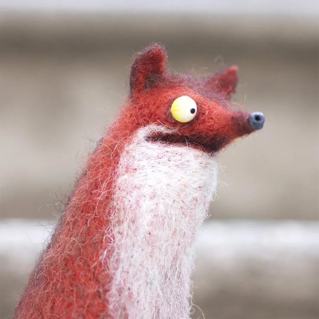 🔥Last Day 49% OFF-🦊“These Felt Foxes Have ‘What Is Happening’ Eyes — And They’re Taking Over Our Shelves”🎁