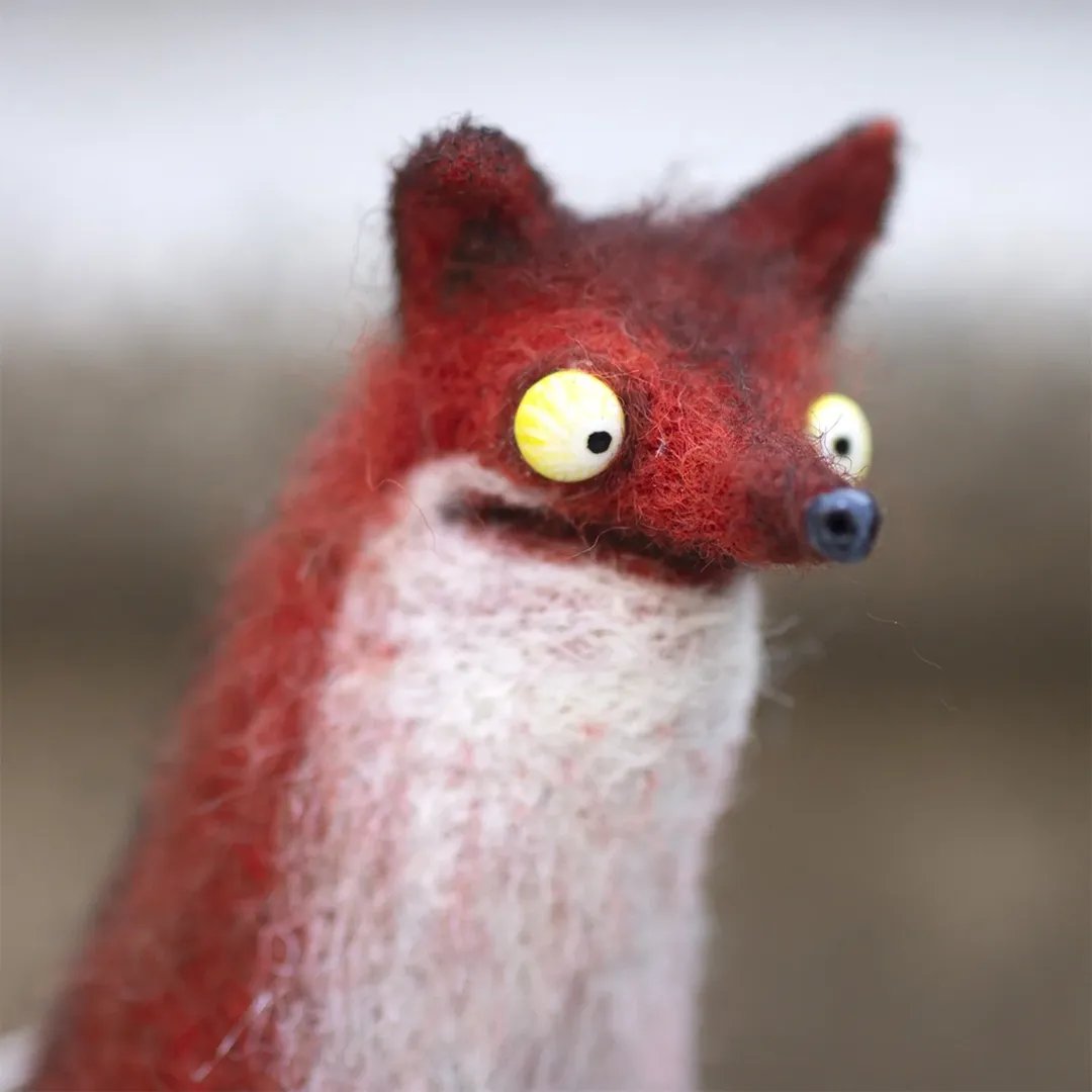 🔥Last Day 49% OFF-🦊“These Felt Foxes Have ‘What Is Happening’ Eyes — And They’re Taking Over Our Shelves”🎁