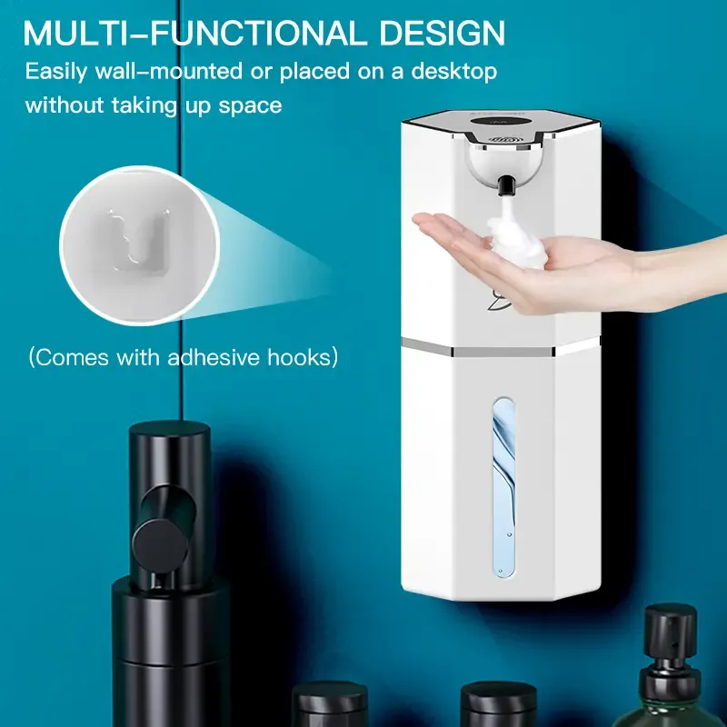 ✨Automatic Touchless Foaming Soap Dispenser, 12oz USB Rechargeable, 4 Adjustable Levels
