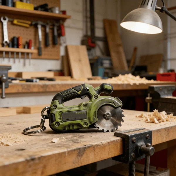 ⚙️2-in-1 Mini Saw Keychain: Real Micro Cutting Tool + Tool Enthusiast 