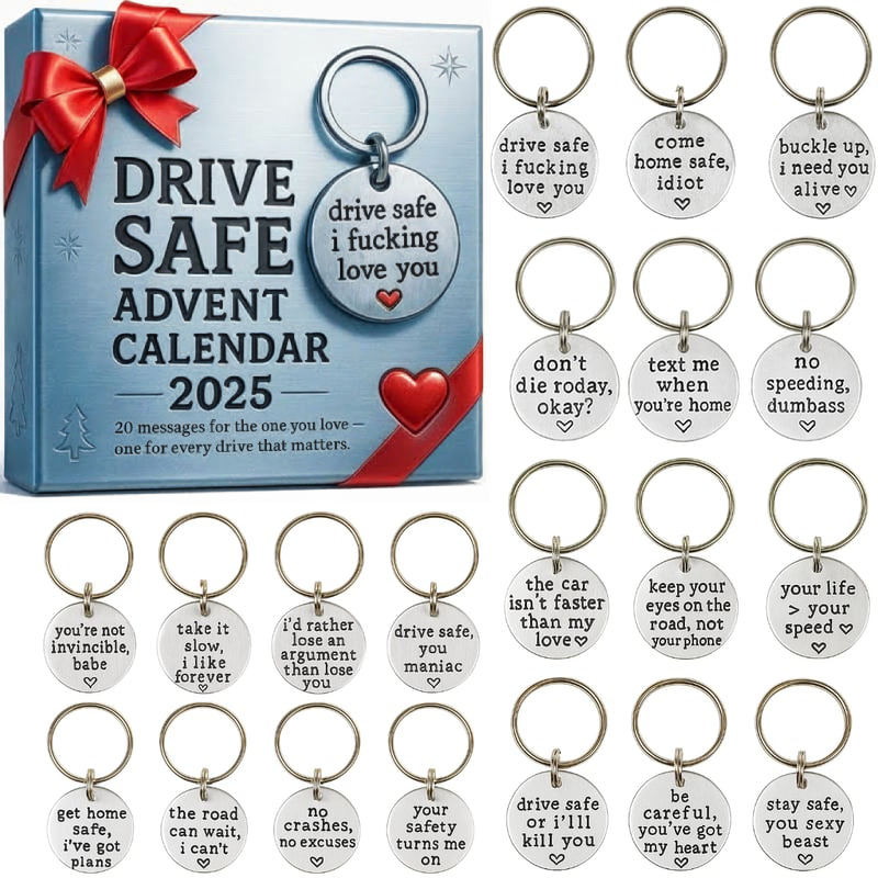 Drive Safe Keychain Advent Calendar 2025