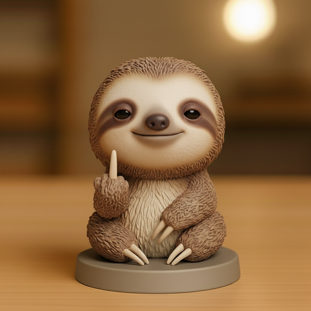 🖕😾 Sassy Animal Resin Figurines