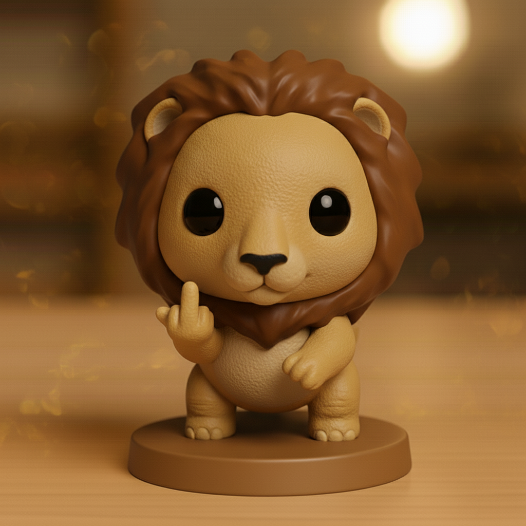 🖕😾 Sassy Animal Resin Figurines