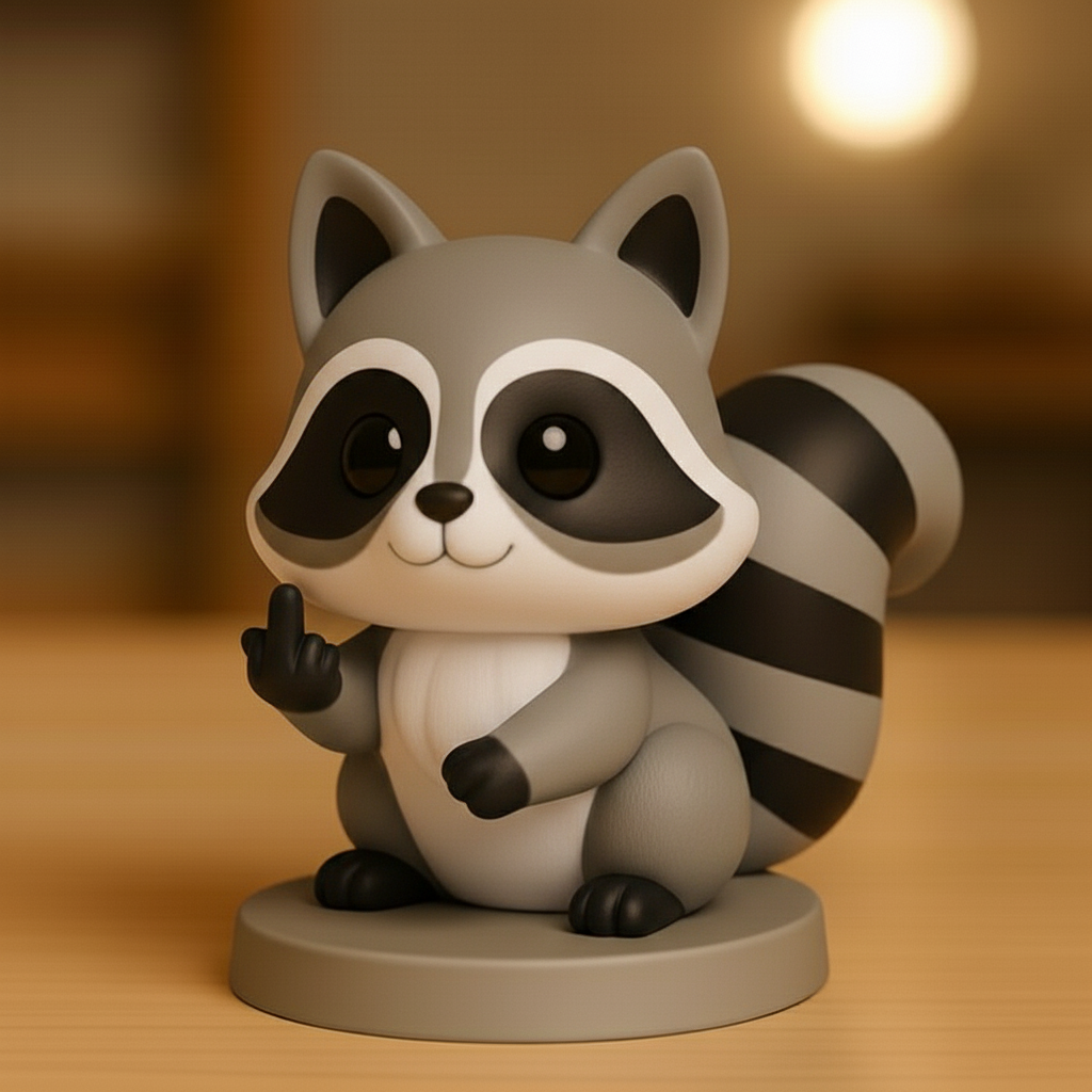 🖕😾 Sassy Animal Resin Figurines