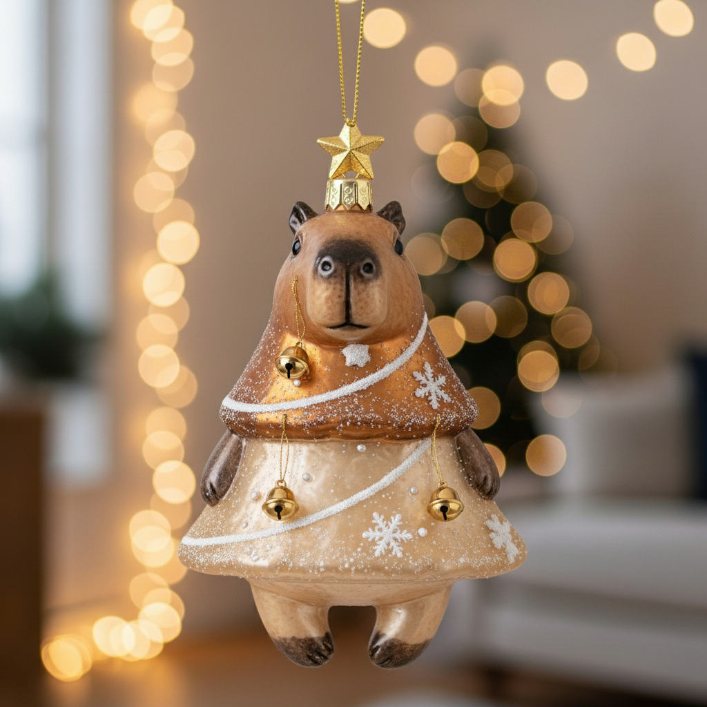 🎄🌊 Sea Glass Animal Tree Ornaments