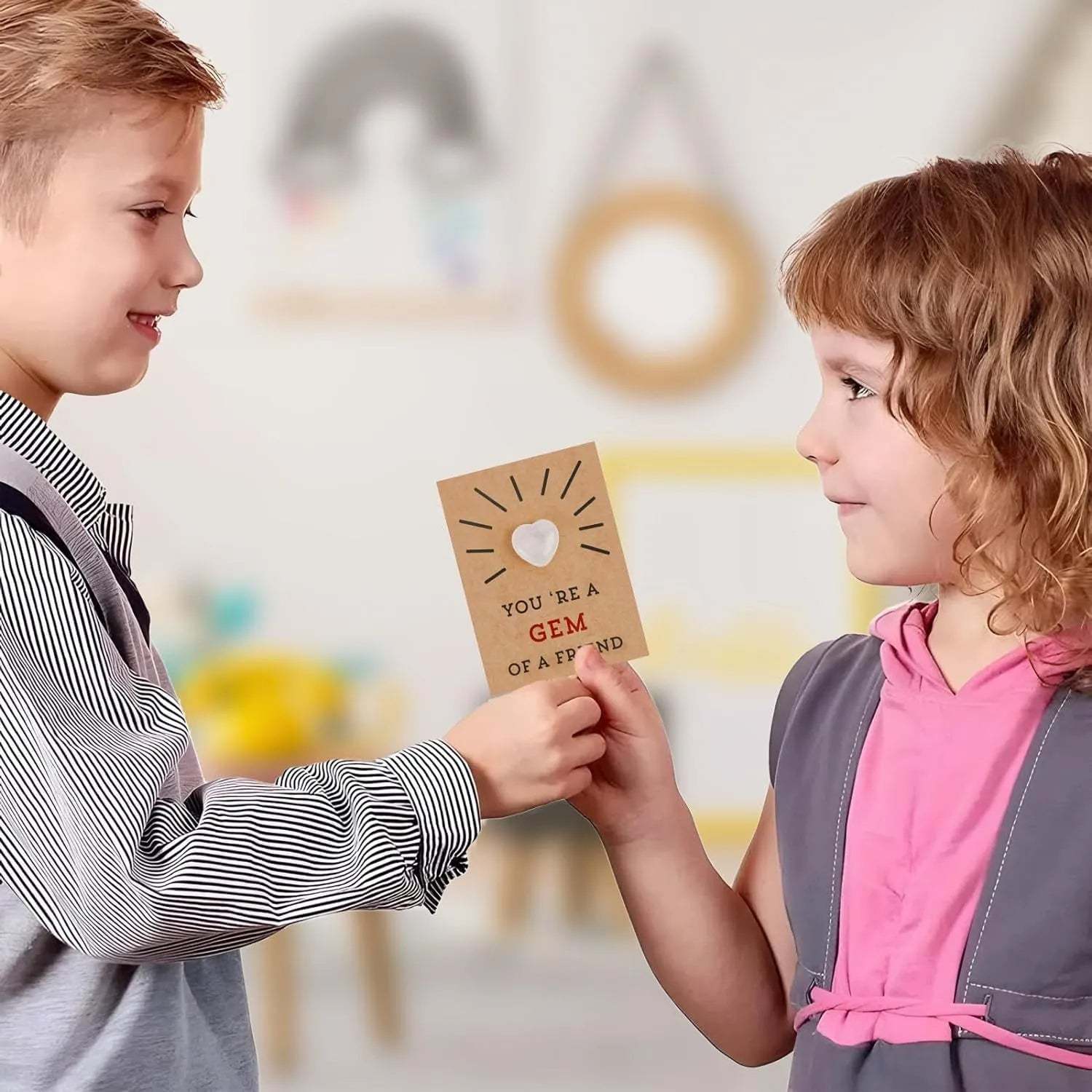 ✨24PCs Cards with Heart-Shape-Valentines Gifts for Kids✨